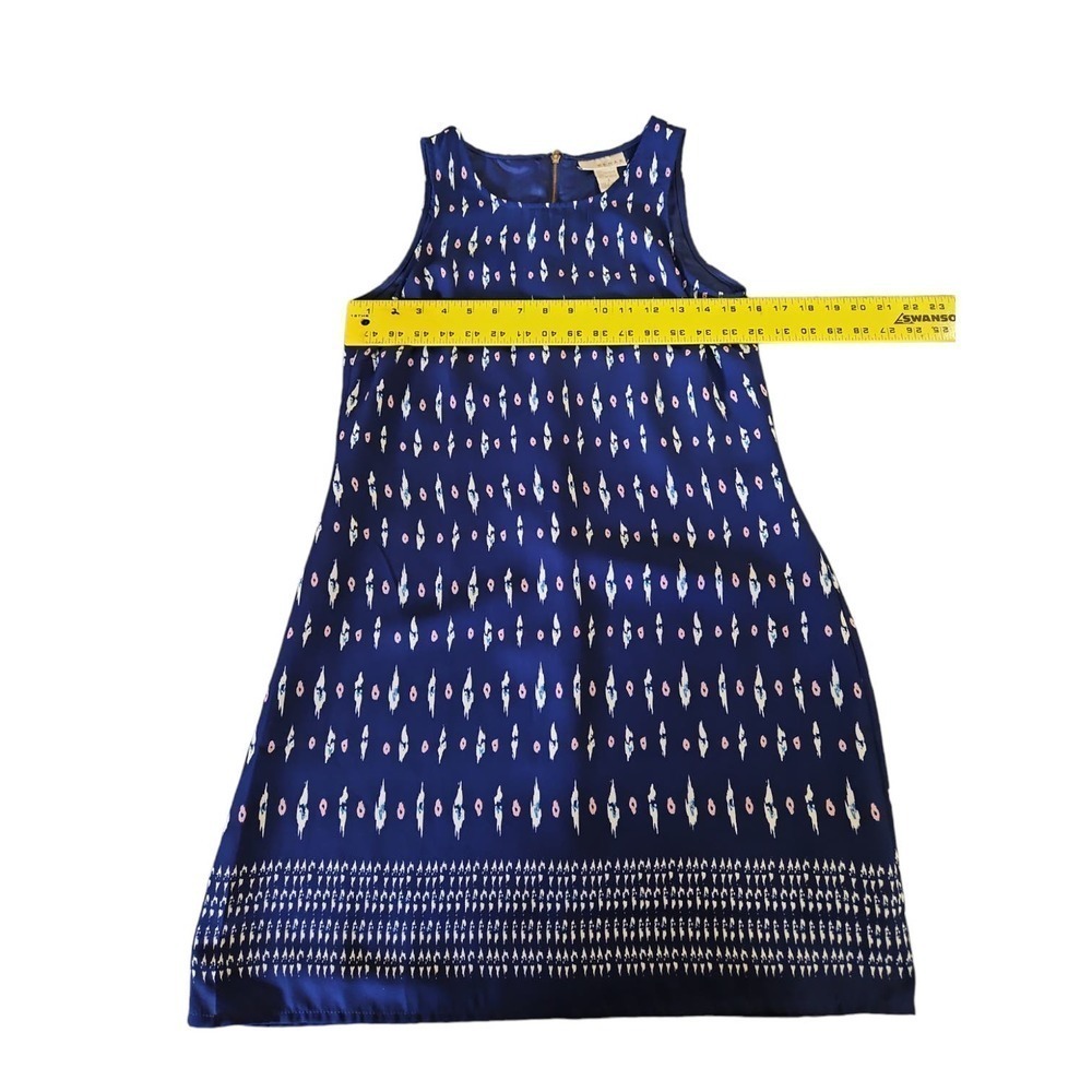 Kenar Women's Navy Blue Shift Dress Sz 2 - Picture 6 of 6